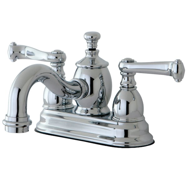 KS7101FL 4" Centerset Bathroom Faucet, Polished Chrome